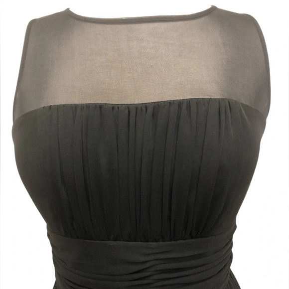 Dress Barn Collection Black Sleeveless Sheer Top Dress | Size 10 - Picture 3 of 12